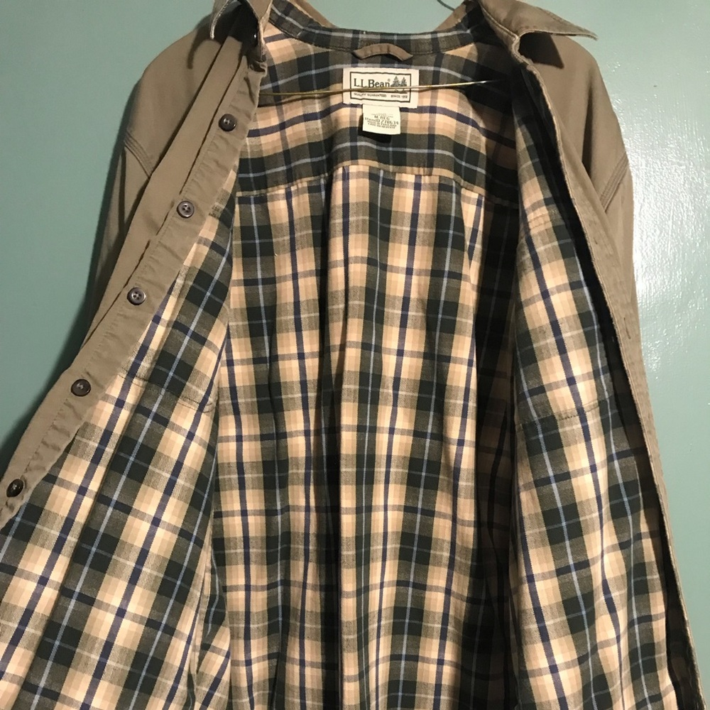 Men’s L.L Bean Brown shirt jacket